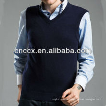 13STC5539 v neck sleeveless pullover men cashmere vest